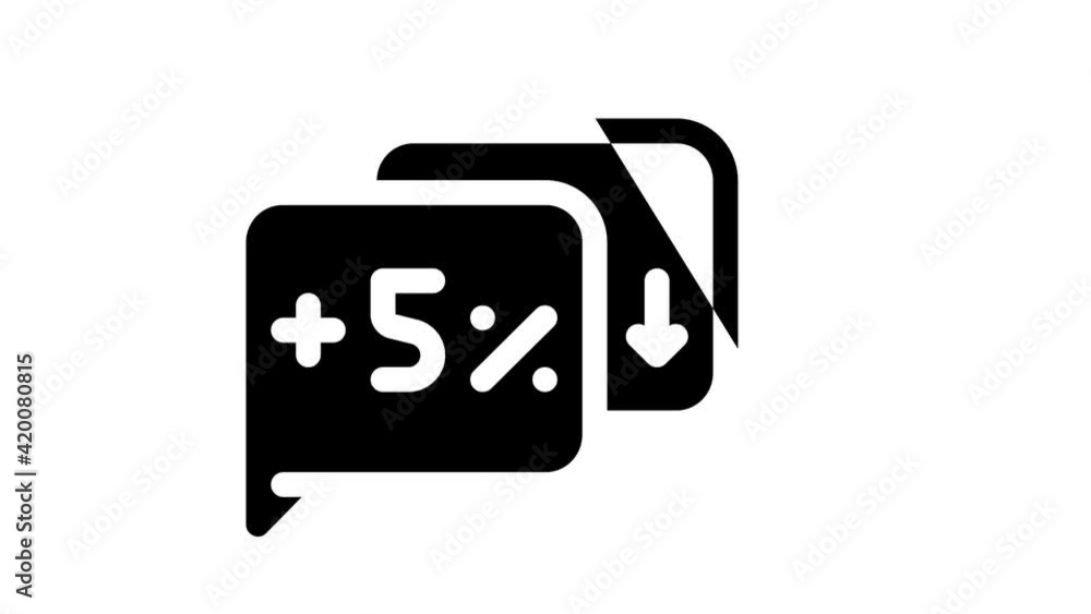 exit polls growing and falling glyph icon animation exit polls growing and falling glyph icon animation