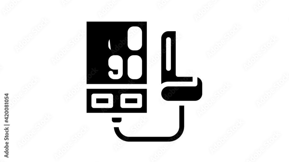 pressure measurement tool glyph icon animation pressure measurement tool glyph icon animation