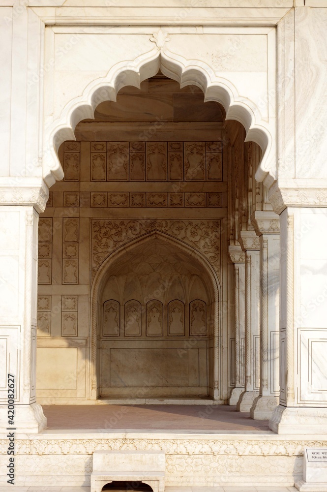 Le fort d'Agra, Agra, Rajasthan, Inde 