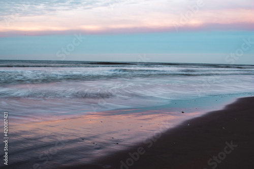 sunset on the beach