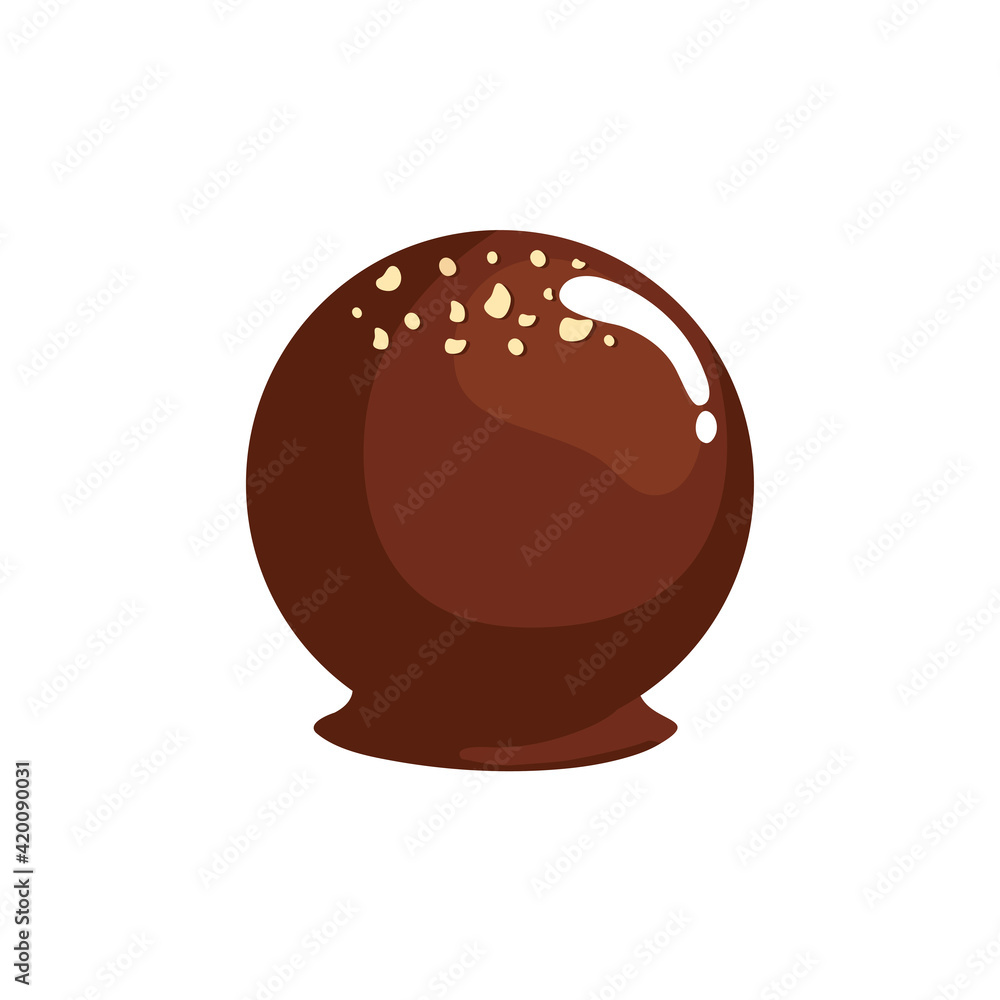 Fototapeta premium ball chocolate premium