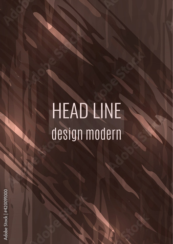 Wood texture effect. The organic shape of the stripes creates a natural texture. Bio shape from lines for design backgrounds. Modern background for business style, fabric, stationery.