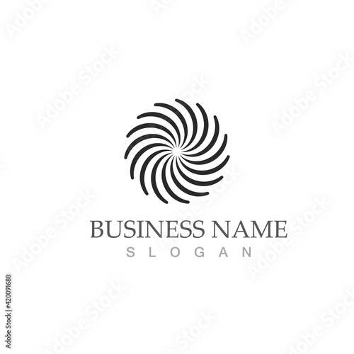 vortex vector illustration icon