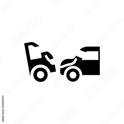 Accident car icon