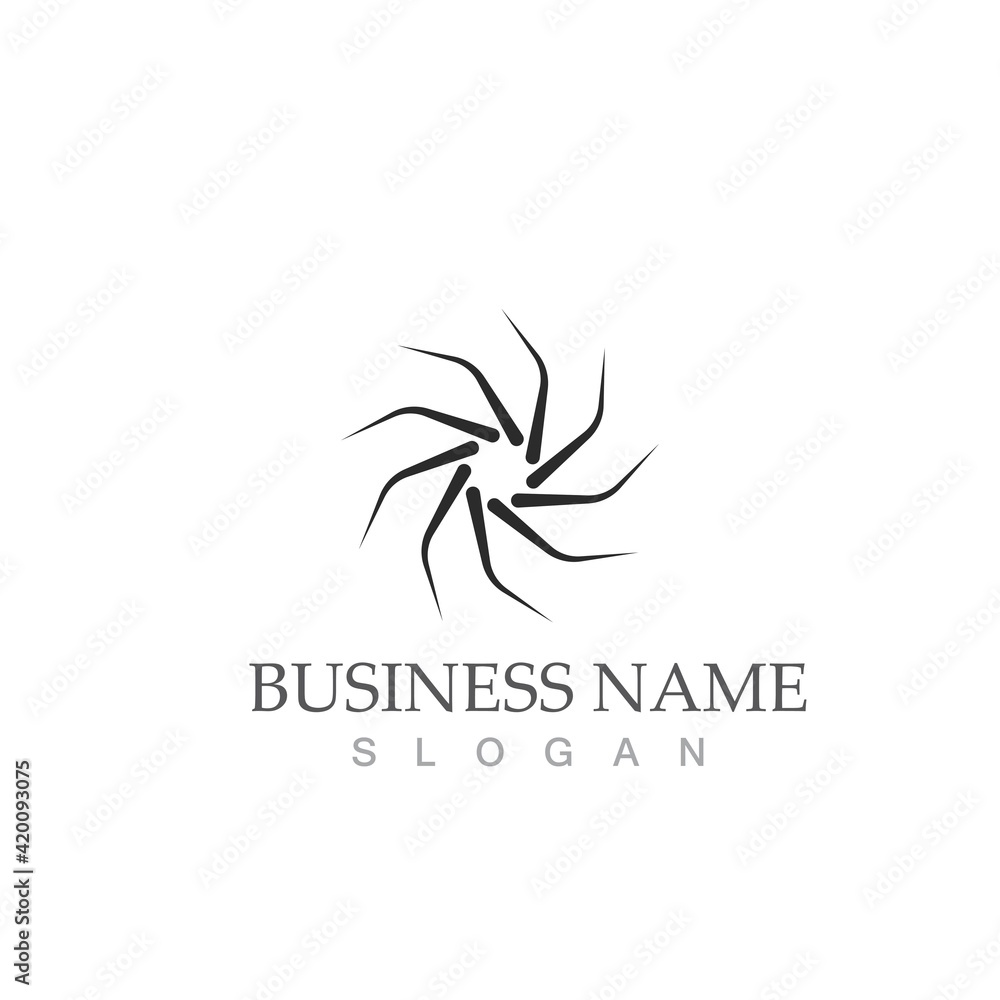 vortex vector illustration icon