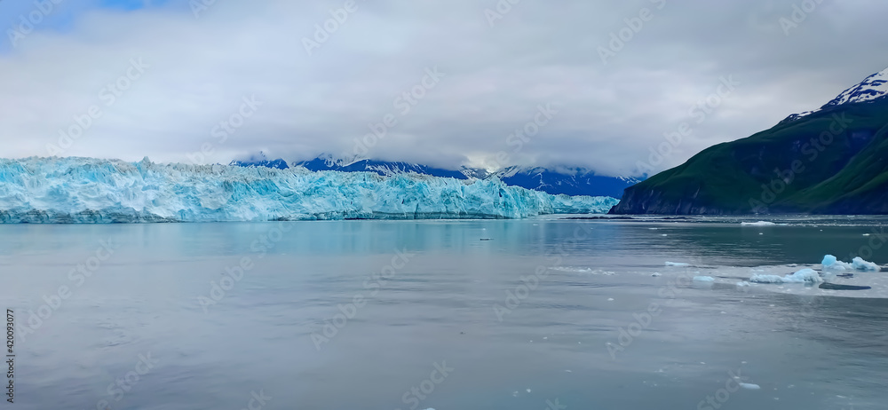Hubbard Glacier in USA ,Alaska