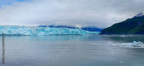 Hubbard Glacier in USA  Alaska