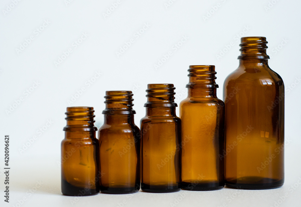 bottles of medicine