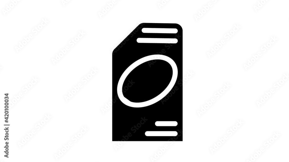 ketchup spicy sauce glyph icon animation ketchup spicy sauce glyph icon animation