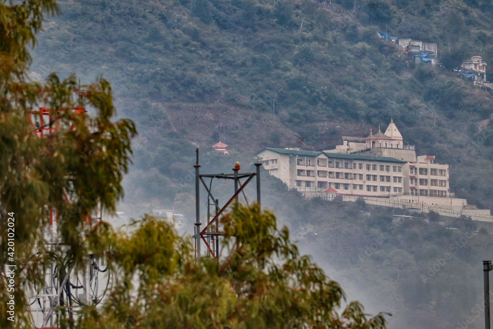 View of Vaishno Devi Yatra from Dormitory Stock Photo Adobe Stock