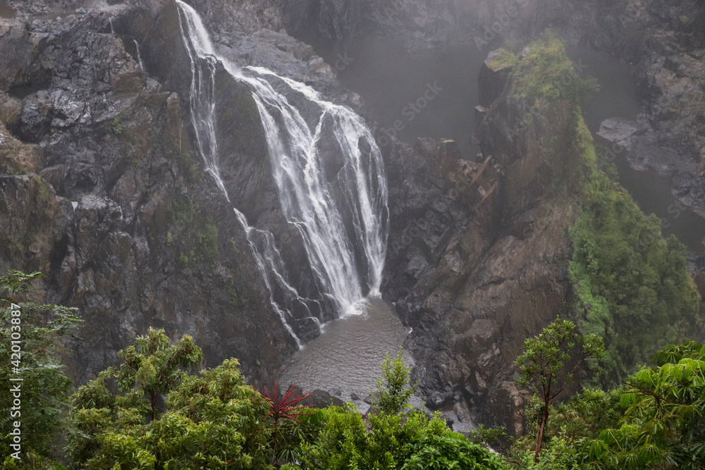 waterfall in yosemite