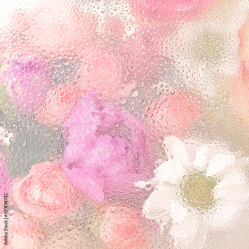 Fototapeta Naklejka Na Ścianę i Meble -  beautiful bouquet of delicate pink flowers