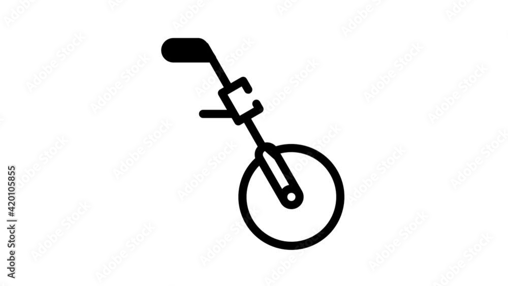 odometry equipment black icon animation odometry equipment black icon animation