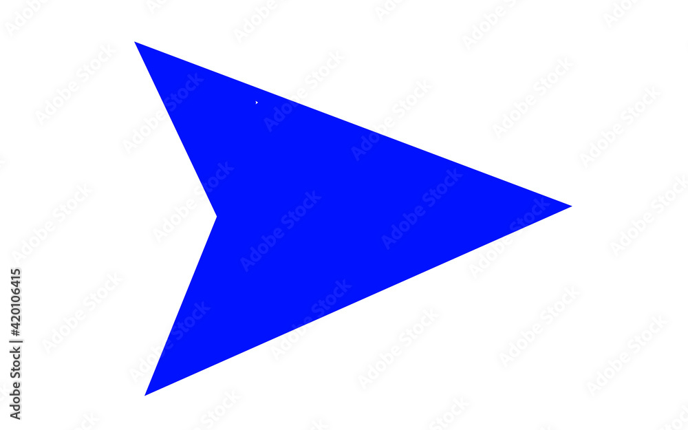 Blue arrow icon, Blue colour arrow indicator Blue arrow icon, Blue colour arrow indicator