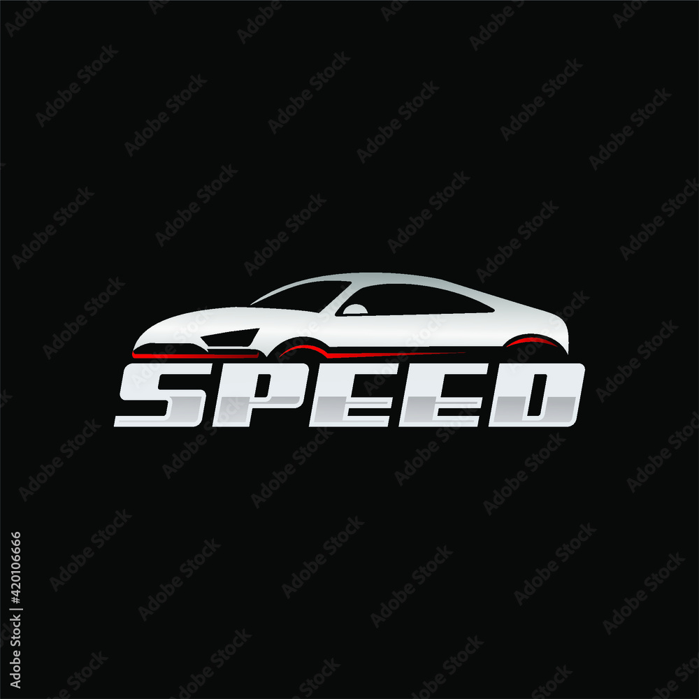 auto speed car logo tamplate