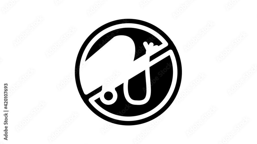 animal training without whip glyph icon animation animal training without whip glyph icon animation