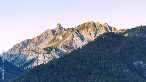 Laver de soleil sur les Alpes