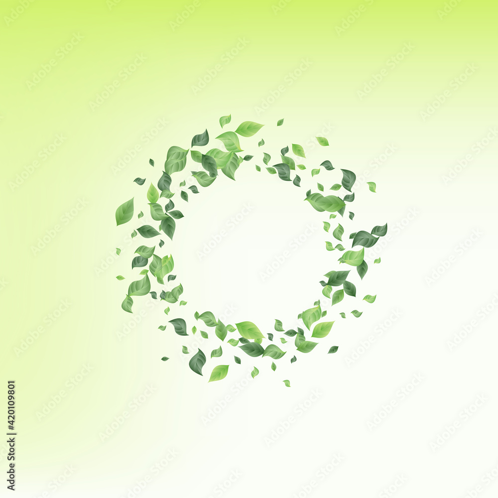 Grassy Leaf Wind Vector Green Background Pattern. Grassy Leaf Wind Vector Green Background Pattern.
