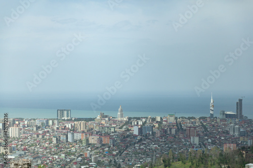 Panoramic view of Batumi  Georgia