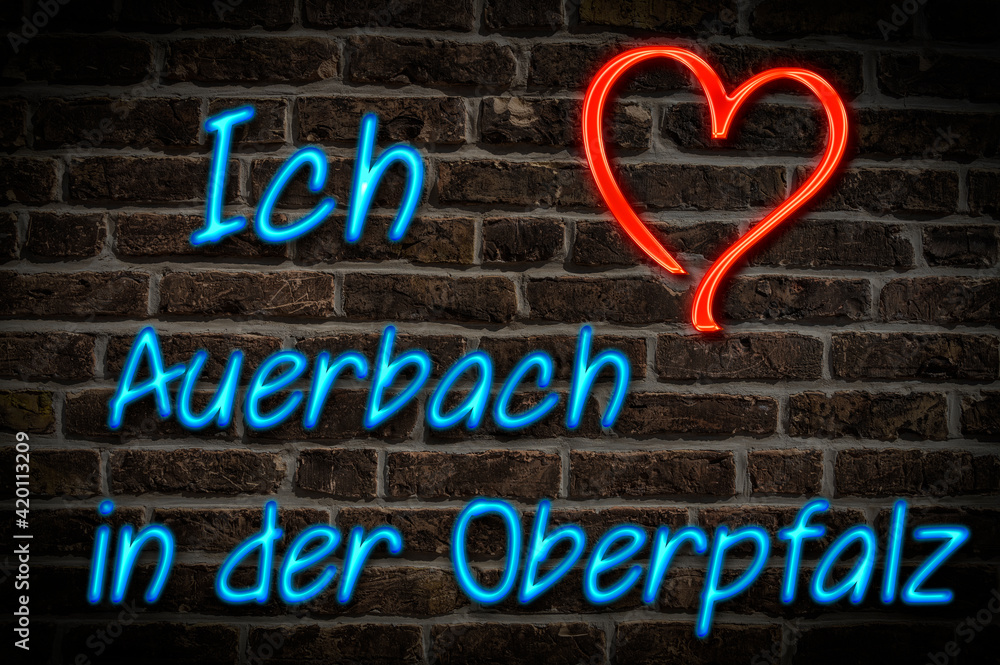 Obraz premium Auerbach in der Oberpfalz