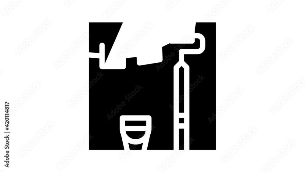 wall painting glyph icon animation wall painting glyph icon animation