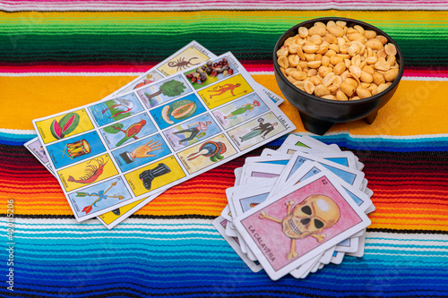La Lotería Mexicana, juego de mesa familiar.