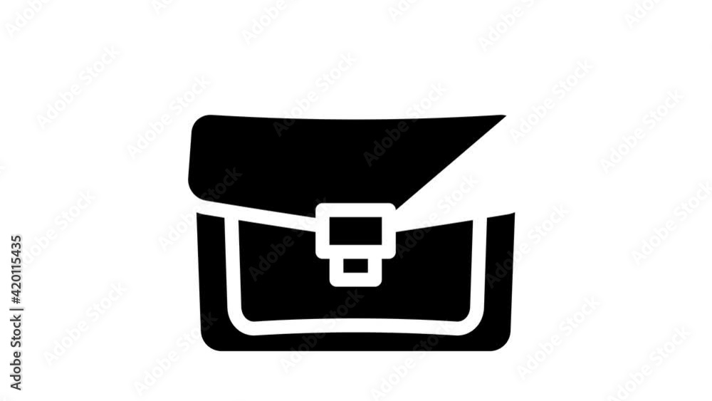 business case glyph icon animation business case glyph icon animation