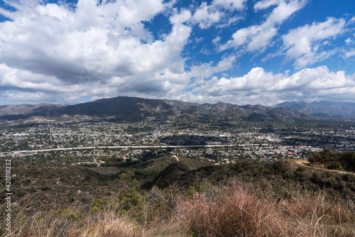 View towards Mt Lukens, the...