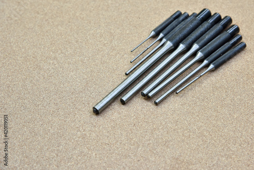 roll pin punch set tools for remove pin or latch of any mechanic