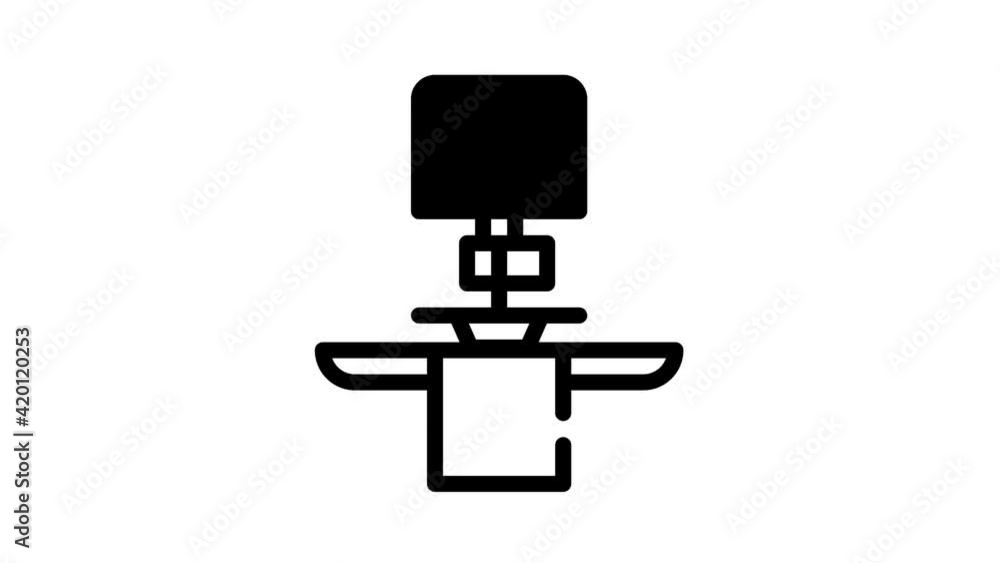 payment terminal black icon animation payment terminal black icon animation