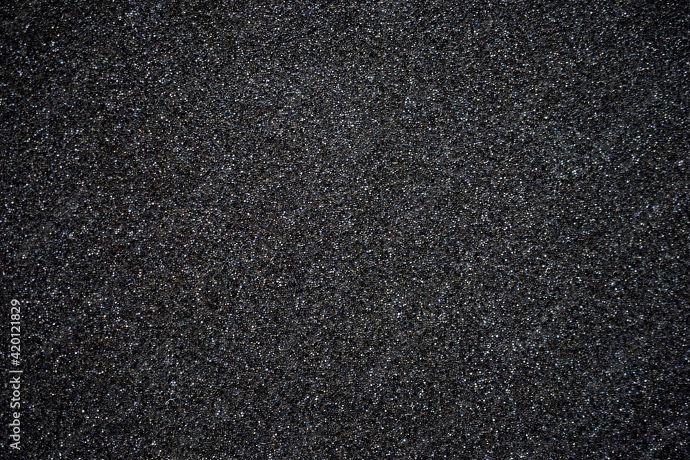 Fototapeta premium Black porous foam surface in the lining