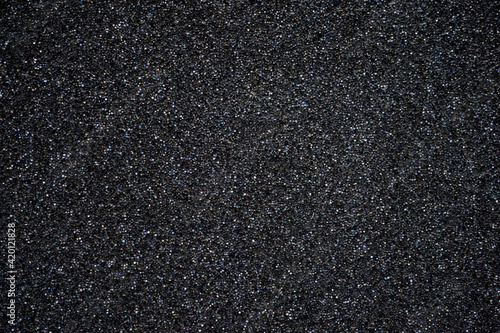 Black porous foam surface in the lining © Lushchikov Valeriy