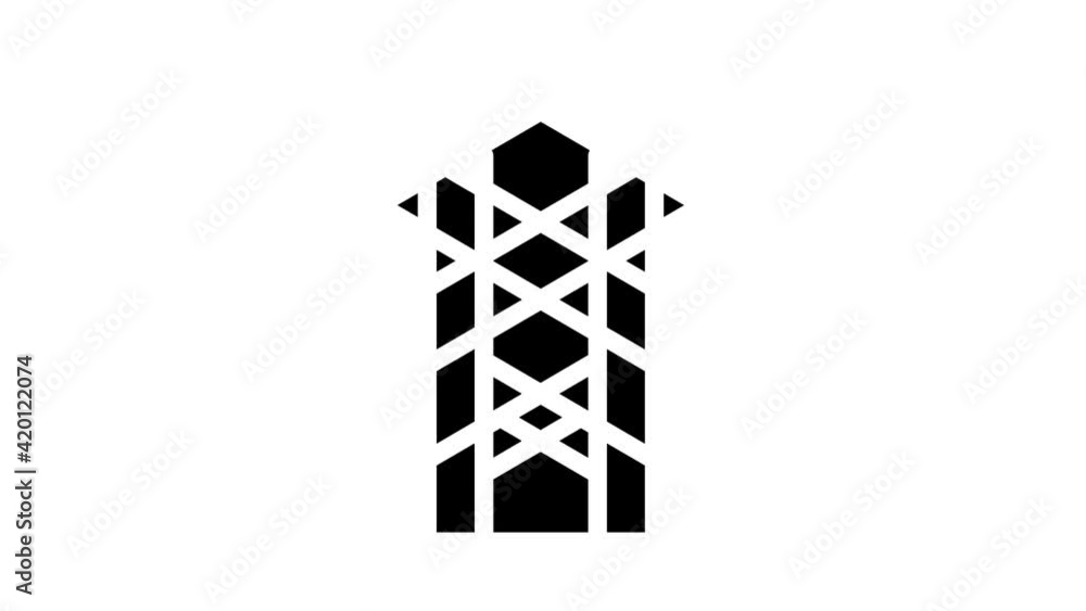 thorn crown chapel glyph icon animation thorn crown chapel glyph icon animation