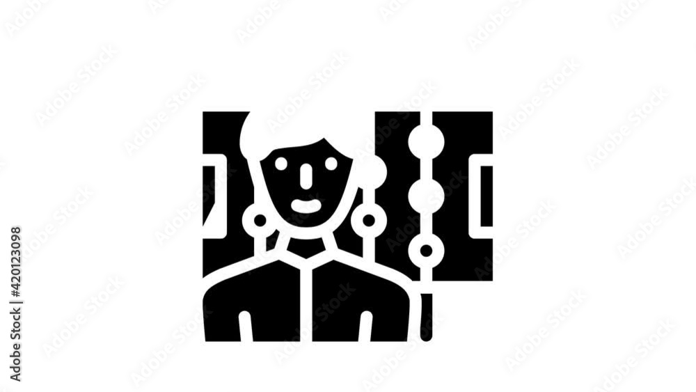 table soccer game glyph icon animation table soccer game glyph icon animation