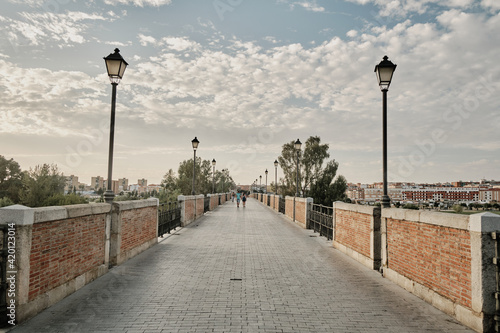 Bridge over the Guadiana river in Badajoz, Exremadura photo