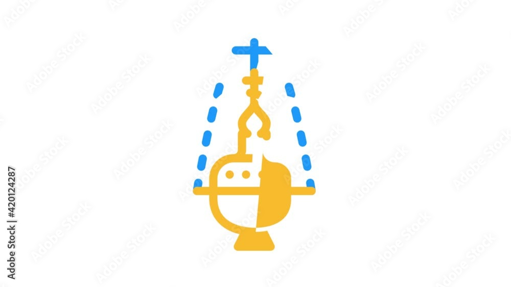 censer priest color icon animation censer priest color icon animation
