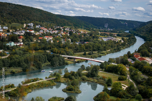 summer view of the city of riedenburg in bavaria