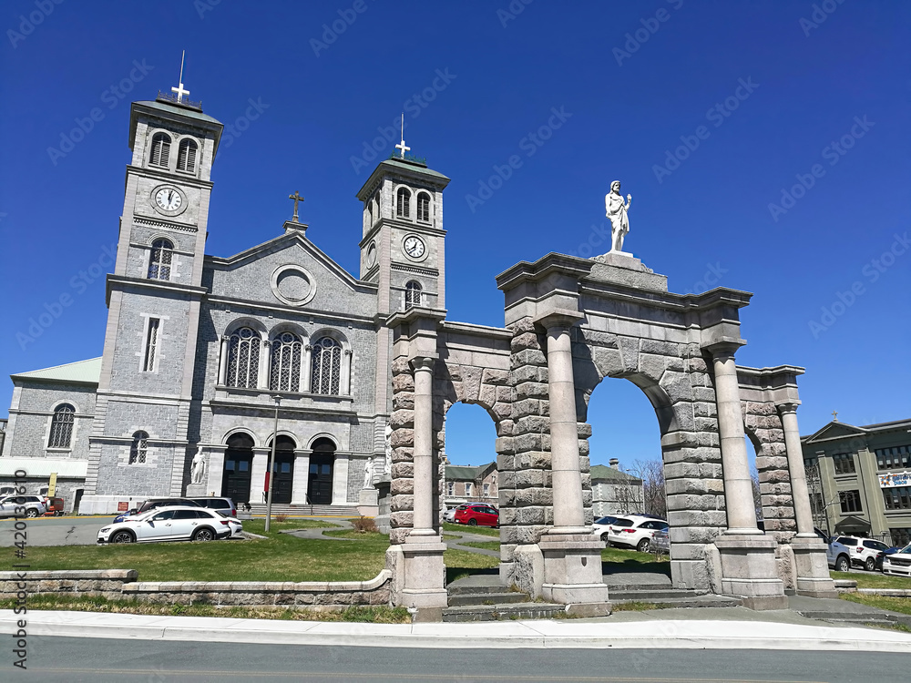 The Anglican Cathedral of Saint John the Baptist in St.John's, Newfoundland.
