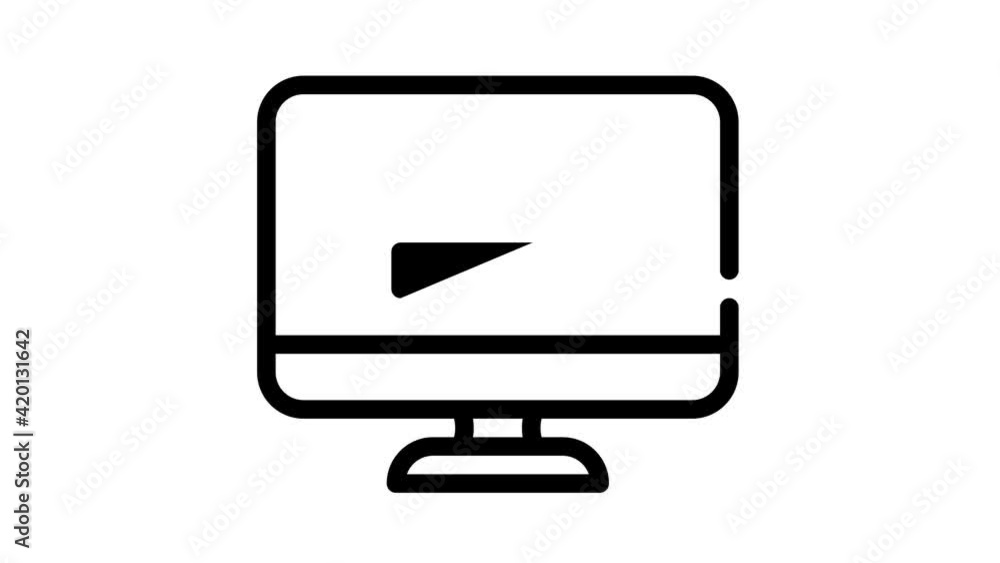 game operating system black icon animation game operating system black icon animation
