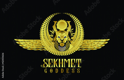 Sekhmet pharaoh Goddess face 