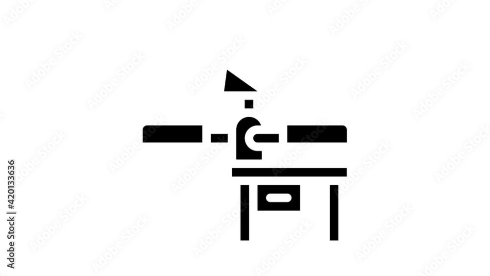 serigraphy equipment glyph icon animation serigraphy equipment glyph icon animation