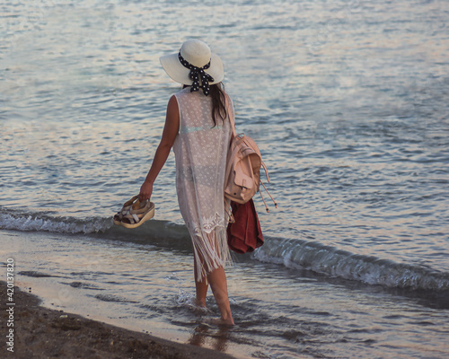 Evening beach