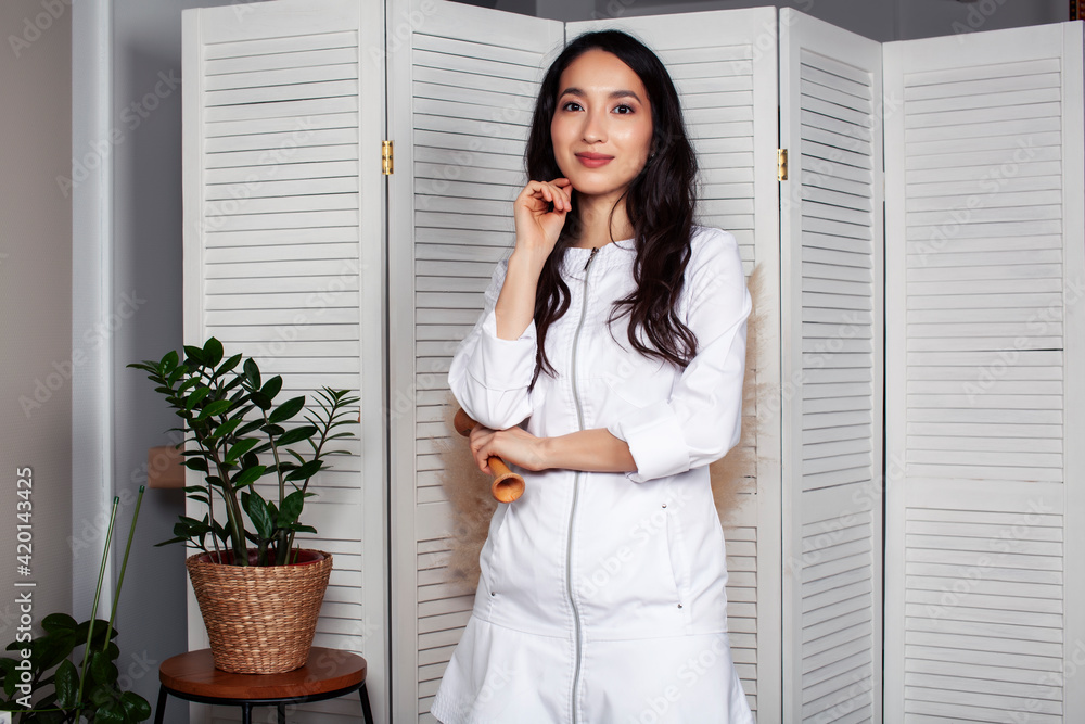 young asian woman in medical office smiling cheerful, lifestyle people concept young asian woman in medical office smiling cheerful, lifestyle people concept