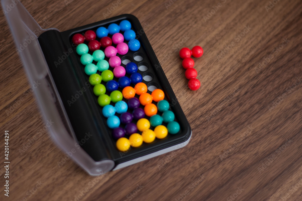 a handy set of IQ puzzle balls a handy set of IQ puzzle balls