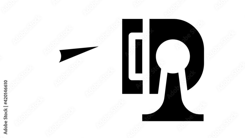 mercury-quartz irradiator glyph icon animation mercury-quartz irradiator glyph icon animation