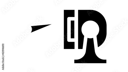 mercury-quartz irradiator glyph icon animation photo