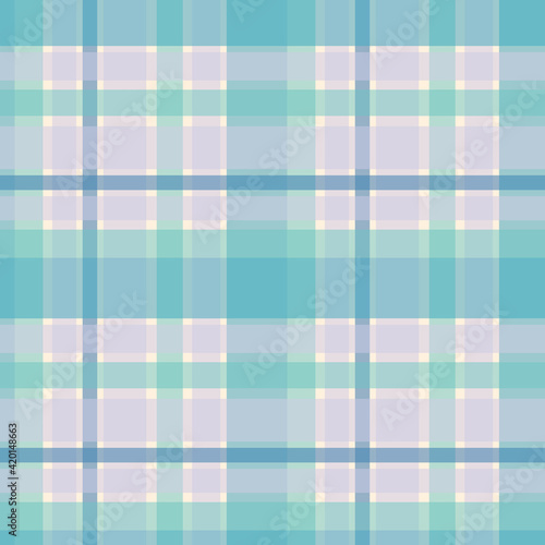 A simple classic plaid seamless vector pattern