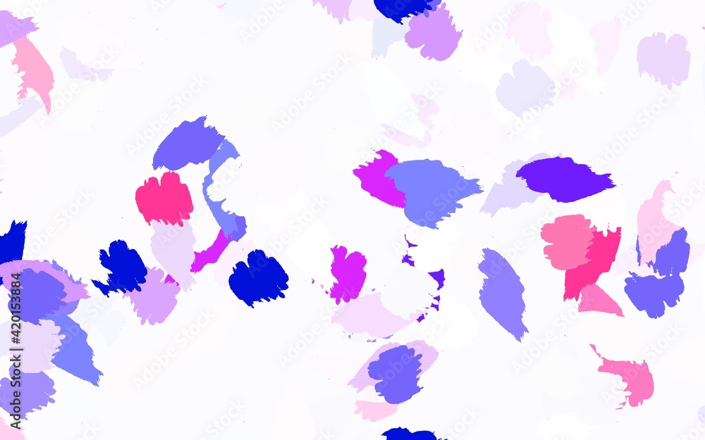 Light Purple, Pink vector pattern with random forms. Light Purple, Pink vector pattern with random forms.