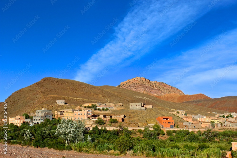 Fototapeta premium Rural landscape in Southern Morocco 