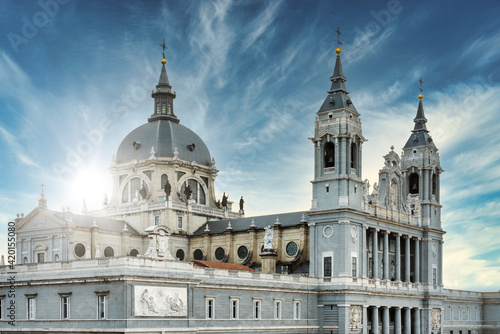 Almudena Cathedral in Madrid, Spain